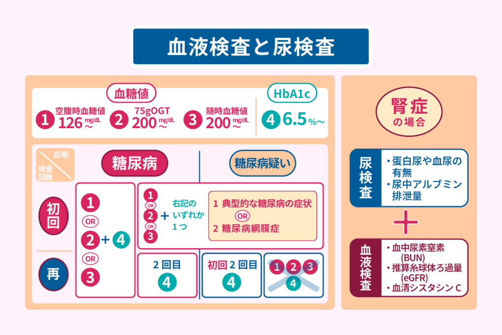 血液検査と尿検査